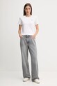 Хлопковая футболка Gant 4200200 белый AW25