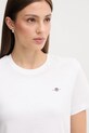 Хлопковая футболка Gant белый 4200200