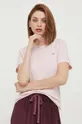 ružová Bavlnené tričko Gant