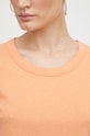 American Vintage tricou din bumbac portocaliu GAMI02B