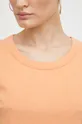 oranžová Bavlnené tričko American Vintage T-SHIRT MC COL ROND