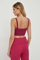 Odzież United Colors of Benetton top z domieszką jedwabiu 109V3H002.83Z różowy