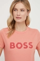 Boss Orange t-shirt bawełniany BOSS ORANGE pomarańczowy