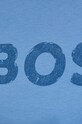 BOSS Orange t-shirt bawełniany BOSS ORANGE niebieski 50501139