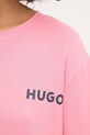 HUGO tricou lounge roz 50490707