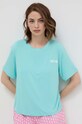 HUGO t-shirt lounge z elastanem niebieski 50490707