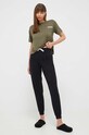 Футболка лаунж HUGO 50490707 зелёный AW24