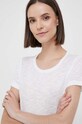 Sisley t-shirt biały 3FD4L11A2.101.