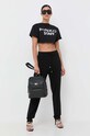 Памучна тениска Pinko 102341.A1CY черен AW23