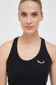 Спортивный топ Salewa Lavaredo Hemp Cropped чёрный 00.0000028369
