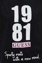 Βαμβακερό μπλουζάκι Guess V3BI00.KA260 μαύρο