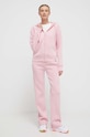 Футболка из велюра Guess COUTURE V3BI01.KBXI2 бежевый AW24