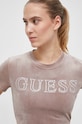 Футболка из велюра Guess COUTURE розовый V3BI01.KBXI2