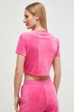 Одяг Велюрова футболка Guess COUTURE V3BI01.KBXI2 рожевий