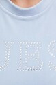 Guess t-shirt welurowy COUTURE V3BI01.KBXI2 niebieski