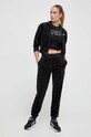 Велюрова футболка Guess COUTURE V3BI01.KBXI2 чорний AW24
