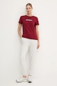 Guess t-shirt BRIANA V3BI11.J1314 bordowy NC25