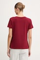 Odzież Guess t-shirt BRIANA V3BI11.J1314 bordowy