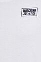 Βαμβακερό μπλουζάκι Moschino Jeans 0711.8762 λευκό