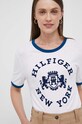 Tommy Hilfiger t-shirt bawełniany biały WW0WW39834