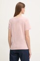 Одяг Бавовняна футболка Tommy Hilfiger WW0WW40276 рожевий