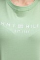 Tommy Hilfiger tričko dámské bavlněné WW0WW40276 zelená