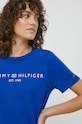 Tommy Hilfiger t-shirt bawełniany niebieski WW0WW40276