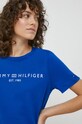 Tommy Hilfiger t-shirt bawełniany niebieski WW0WW40276