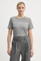 Бавовняна футболка Tommy Hilfiger сірий WW0WW40276