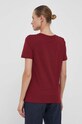 Ruházat Tommy Hilfiger pamut póló WW0WW40837 burgundia