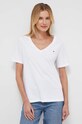 Tommy Hilfiger t-shirt bawełniany WW0WW39781 biały AW24
