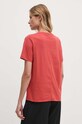Bavlnené tričko Tommy Hilfiger WW0WW39781 červená AW24