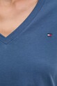 Bavlnené tričko Tommy Hilfiger modrá WW0WW39781
