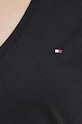 Бавовняна футболка Tommy Hilfiger чорний WW0WW39781