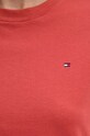 Tommy Hilfiger t-shirt bawełniany czerwony WW0WW39848