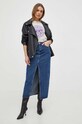Бавовняна футболка Trussardi 56T00599.1T006384 бежевий AW23