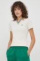 Lacoste tricou polo bej PF0866