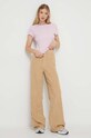 Tommy Jeans t-shirt DW0DW16435 różowy AW23