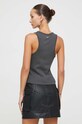 Odzież Tommy Jeans top DW0DW16847 szary