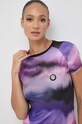 PLEIN SPORT t-shirt fioletowy AACC.WTK2978.SXV018N