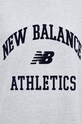 New Balance tricou din bumbac WT33551AG gri