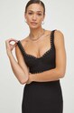 Top Patrizia Pepe μαύρο 2C1519.A360