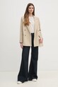 Bavlnené tričko Calvin Klein K20K205448 béžová SS25