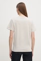 Ρούχα Βαμβακερό μπλουζάκι Calvin Klein K20K205448 μπεζ