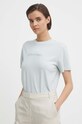 Calvin Klein t-shirt bawełniany niebieski K20K205448