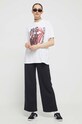 Abercrombie & Fitch t-shirt bawełniany KI157.3093.178 beżowy AW23