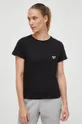 μαύρο Βαμβακερό μπλουζάκι Reebok IDENTITY Γυναικεία