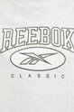 Бавовняна футболка Reebok Classic 100030855 сірий