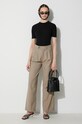 Хлопковая футболка Y-3 HY1249 чёрный AW23