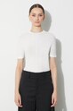 Y-3 tricou din bumbac alb HY1403